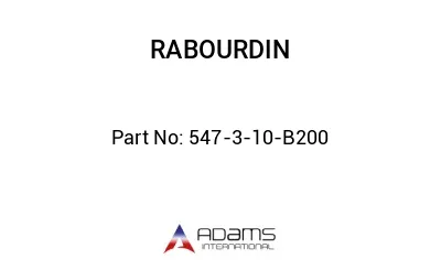 547-3-10-B200 547-3-10-B200