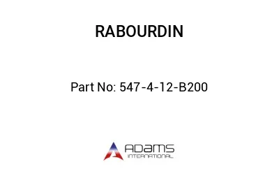 547-4-12-B200 547-4-12-B200
