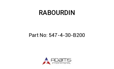 547-4-30-B200 547-4-30-B200